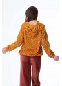 KAPÜŞONLU PAYETLİ SWEATSHİRT